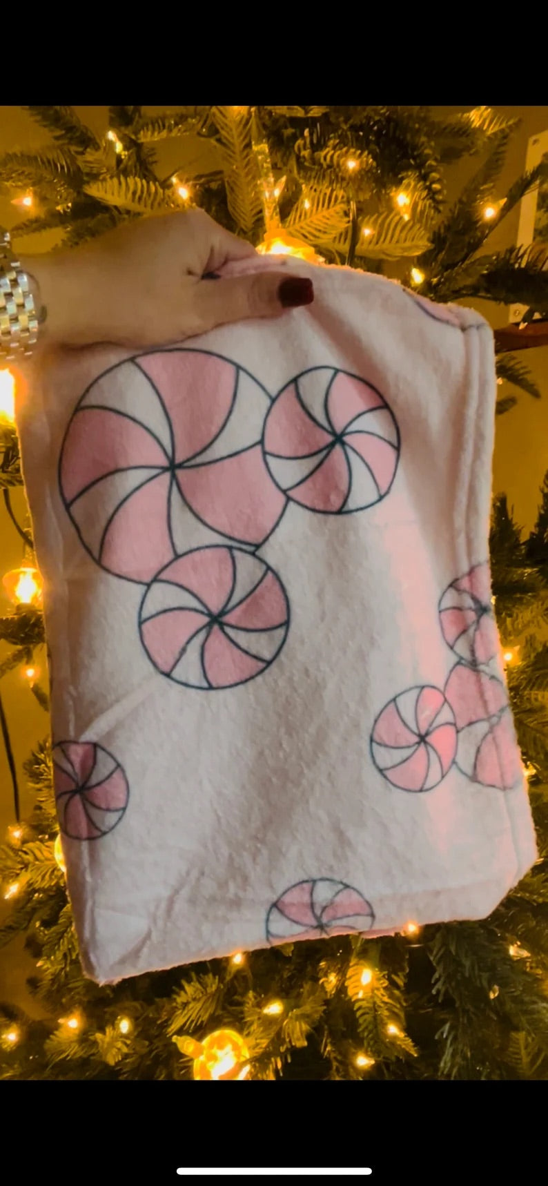 Pink Minnie peppermint blanket - Pre order