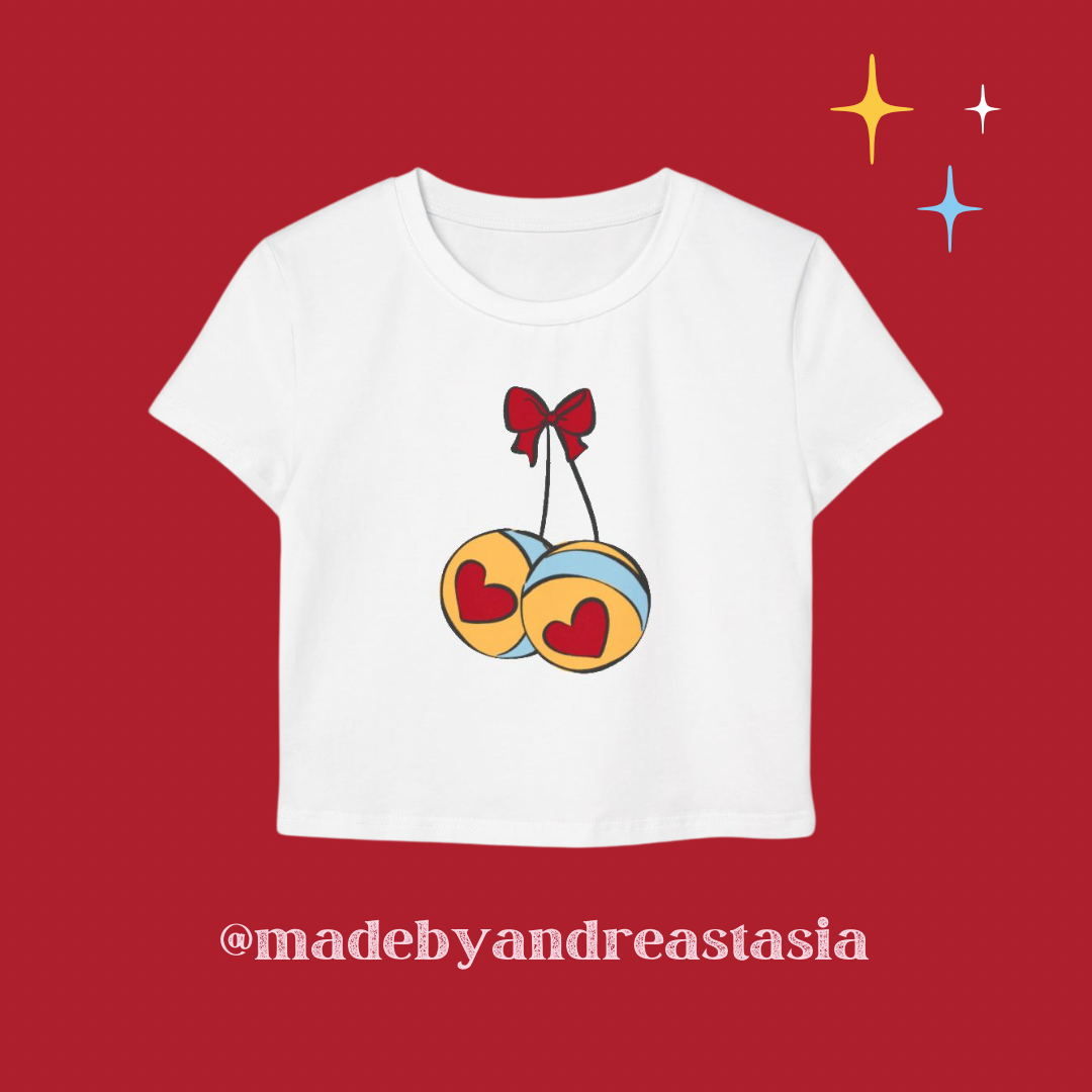 TS cherries crop top