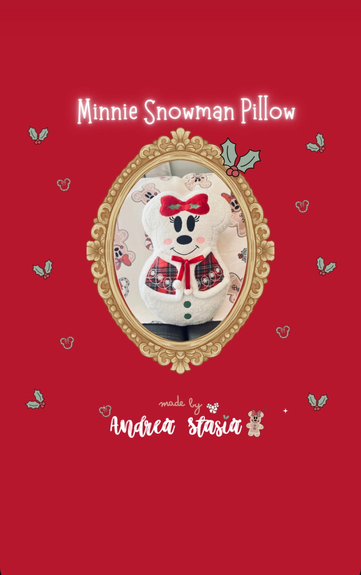 Magical Mouse Snowman Pillow- š„šššš¬ š§š¢ š¦ššš£ š