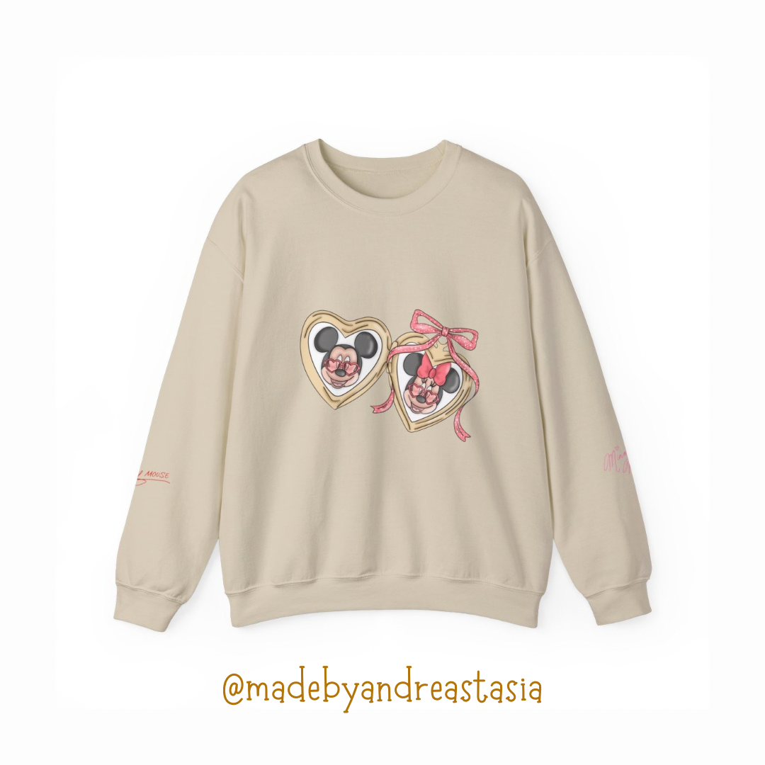 Mouse Sweet hearts Valentine crewneck - Pre order