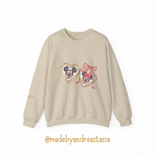 Mouse Sweet hearts Valentine crewneck - Pre order