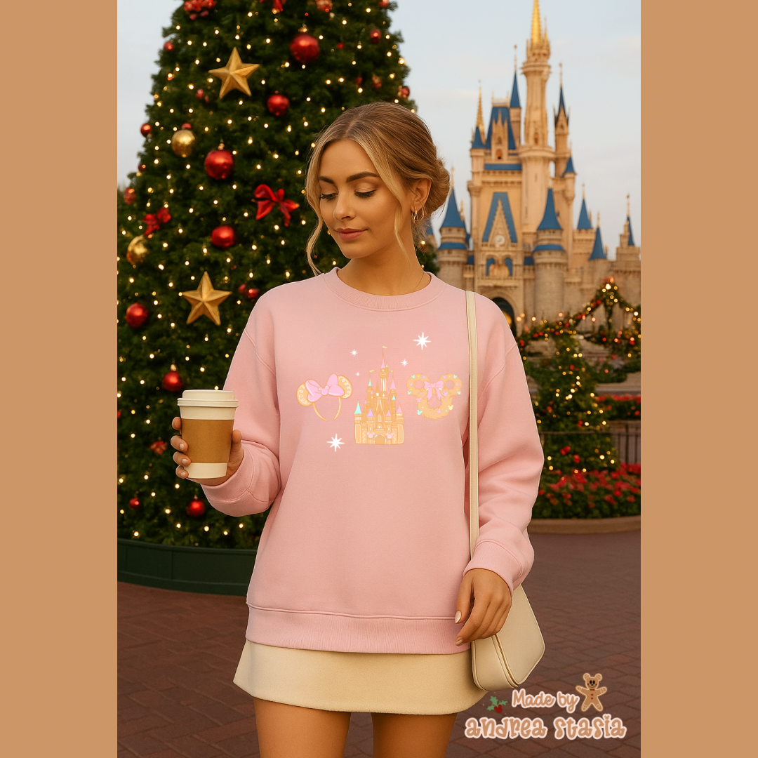 A Pink Gingy Christmas Crew - pre order