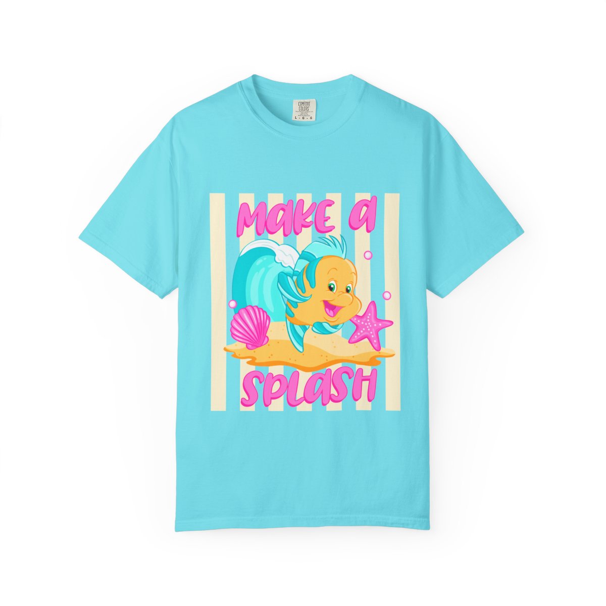 Make a Splash tee adult • pre order  🐠 ( yellow )