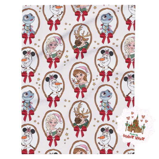 Snow Princesses Christmas blanket • pre order ❄️