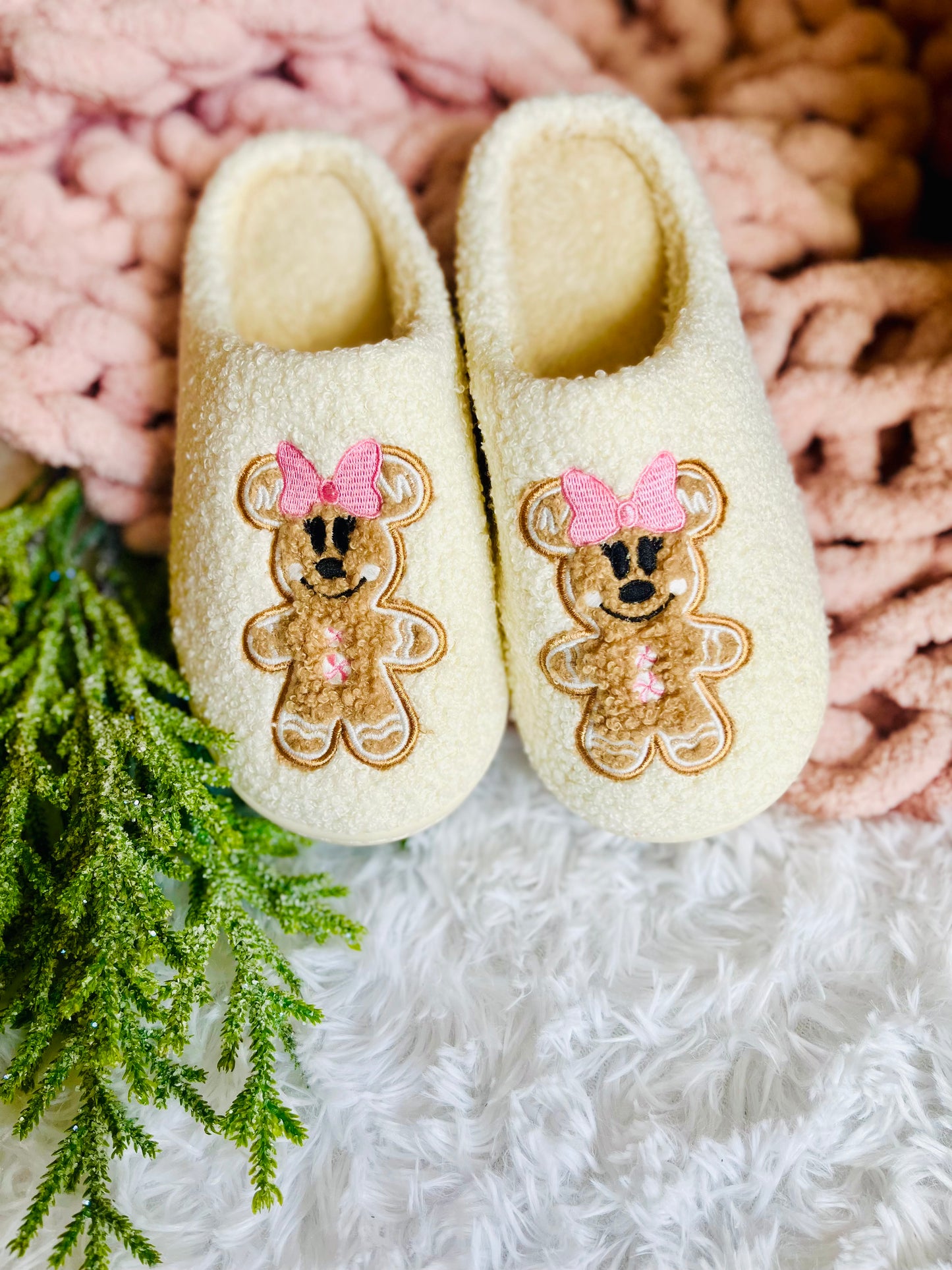 Pink Gingy Slippers- PRE ORDER