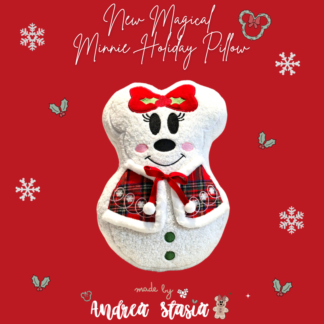 Magical Mouse Snowman Pillow- 𝗥𝗘𝗔𝗗𝗬 𝗧𝗢 𝗦𝗛𝗜𝗣 🎄