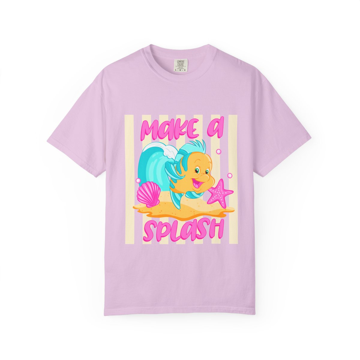 Make a Splash tee adult • pre order  🐠 ( yellow )