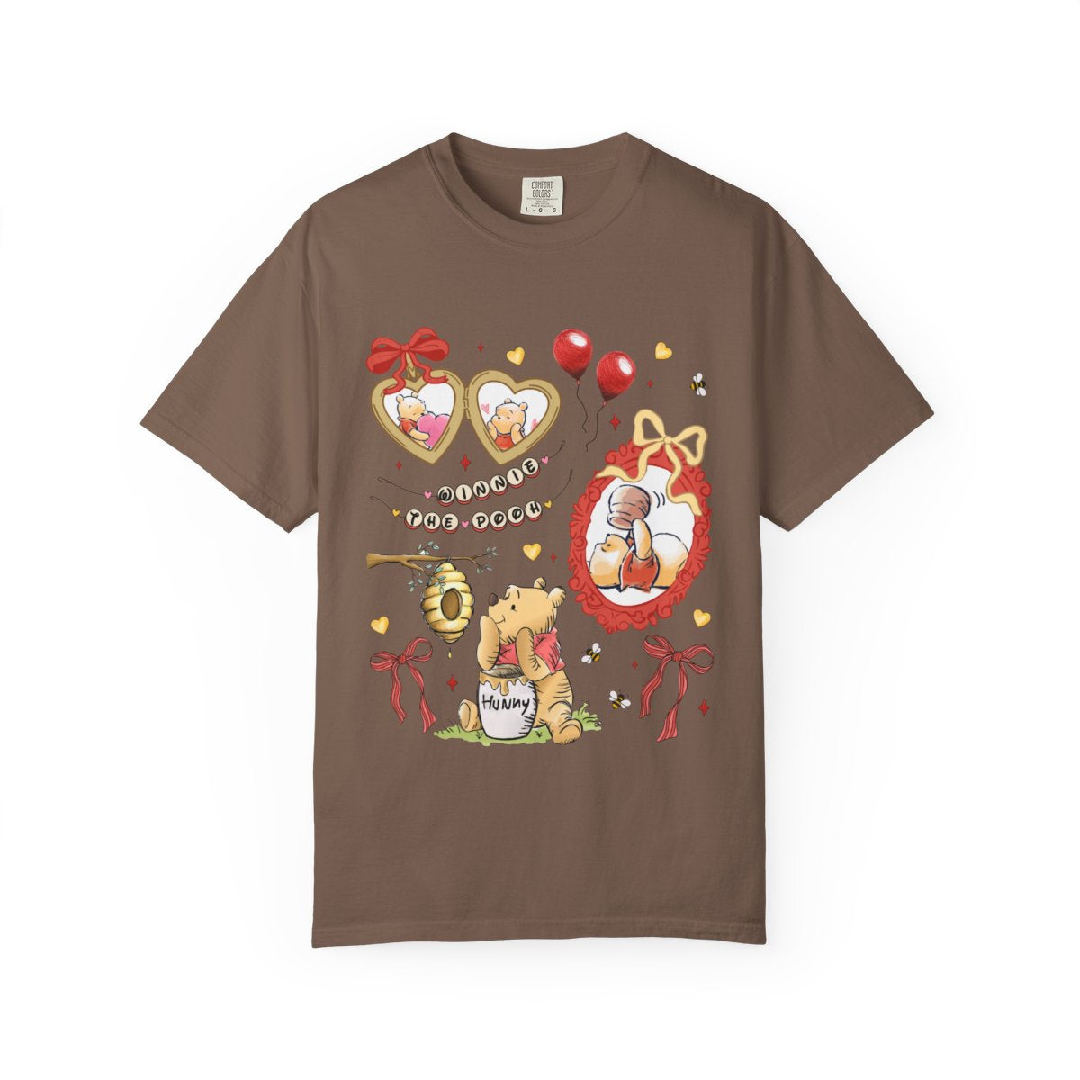 Pooh valentines Adult Tee • pre order 🍯