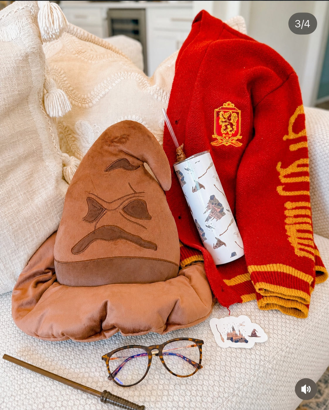 HP Sorting Hat Pillow • Ready to ship