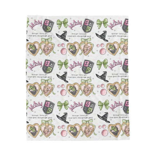 Pink & green besties Blanket- PRE ORDER