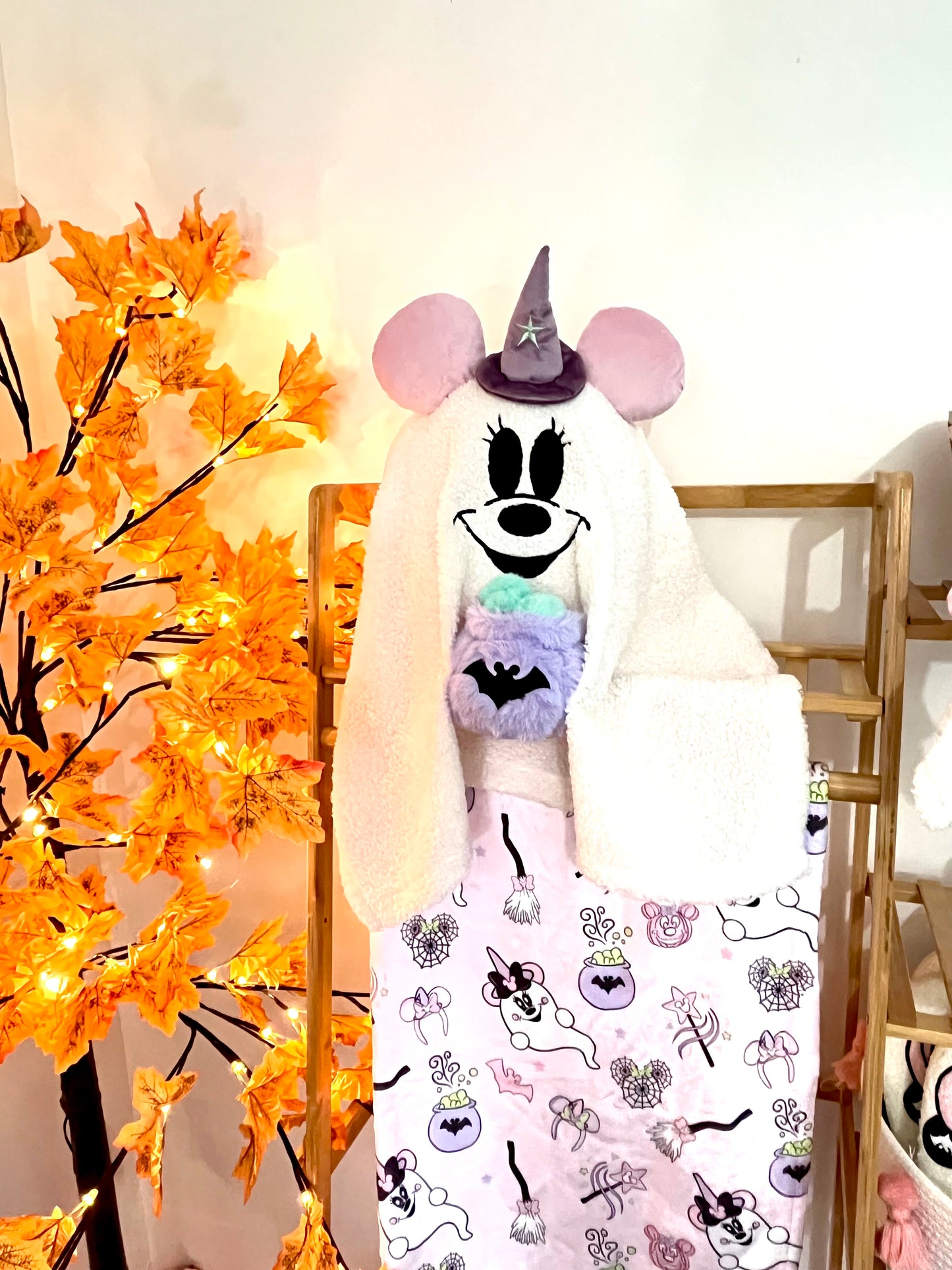 Minnie Witch Ghosty pillow + ready to ship