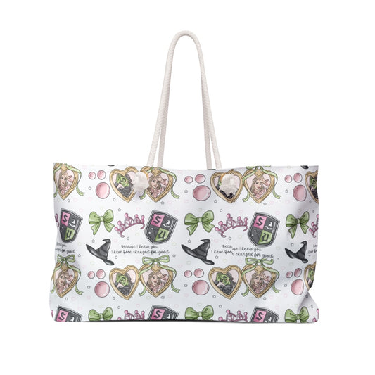 Pink & green Besties Weekender bag -PRE ORDER
