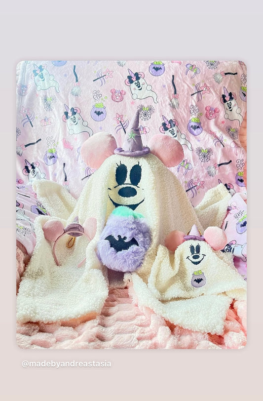 Minnie Witch Ghosty pillow + ready to ship