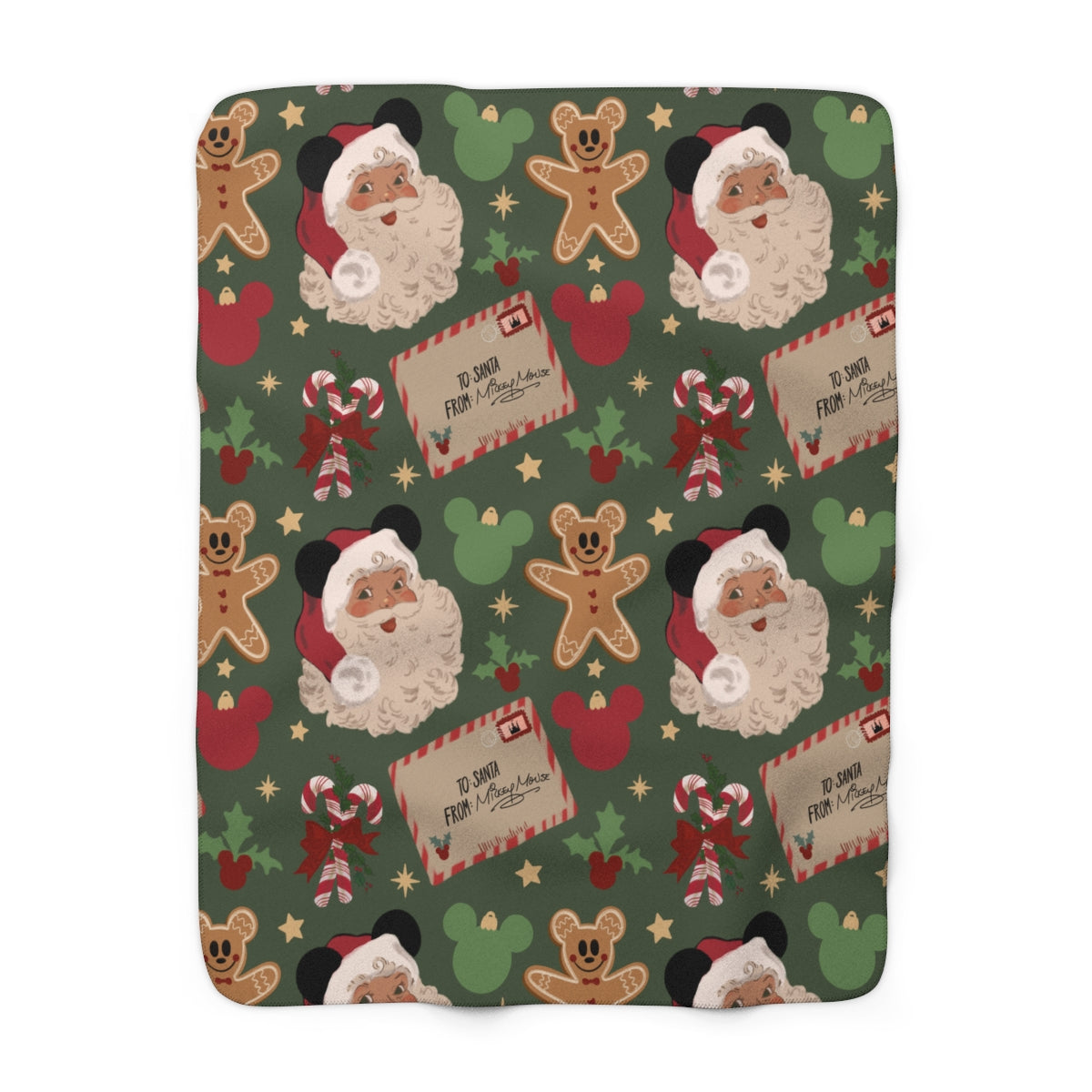 Jolly Ole St Mick Sherpa Blanket - green