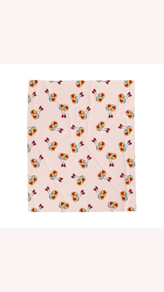 TS Cherries Blanket- PRE ORDER 🍒