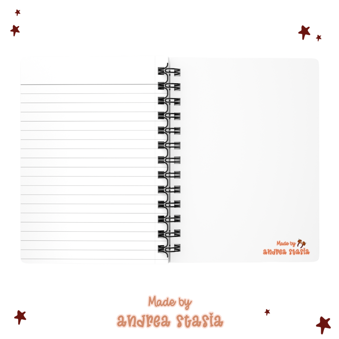 Main st Spooky Spriral journal in grey- Pre order