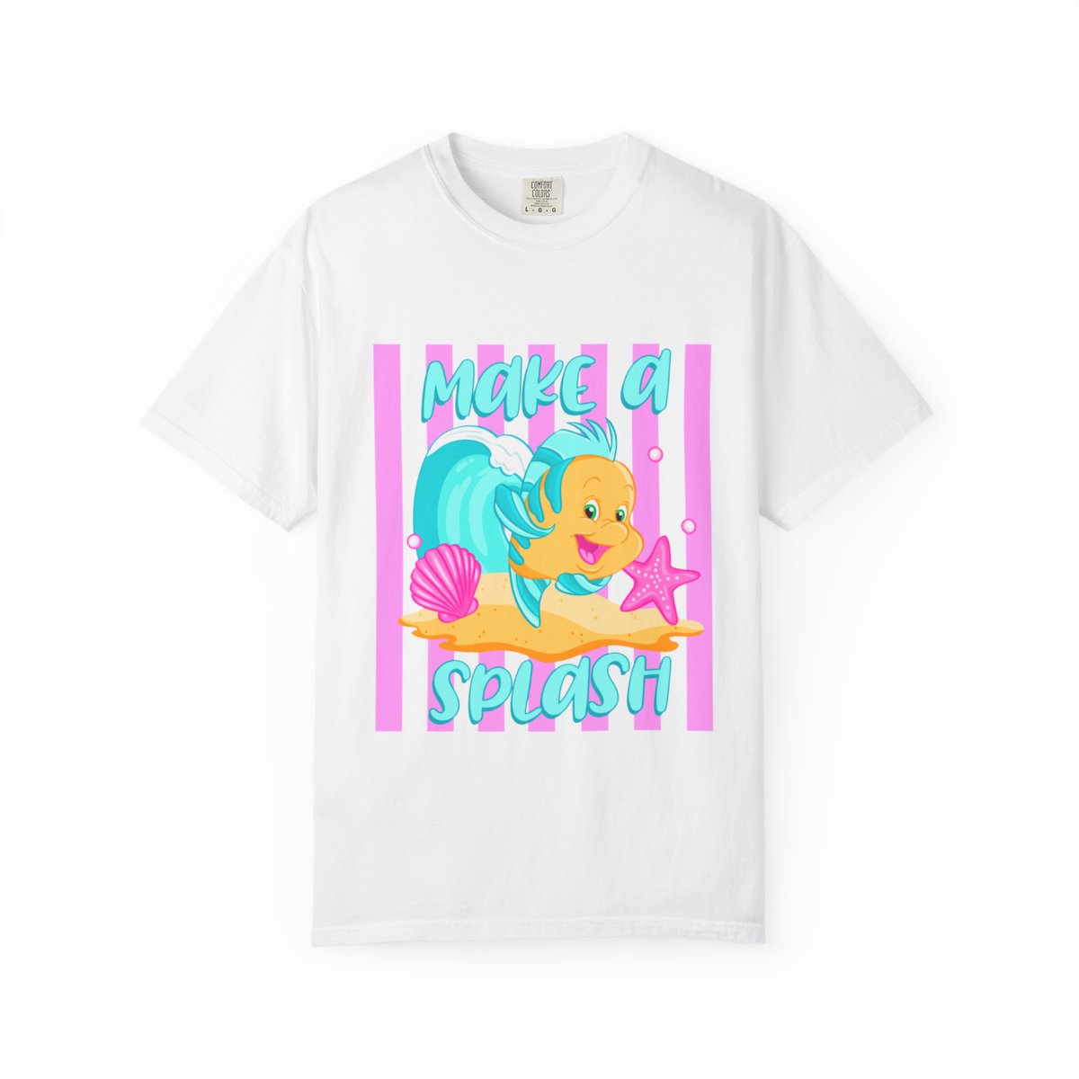 Make a Splash tee adult • pre order  🐠 ( pink )