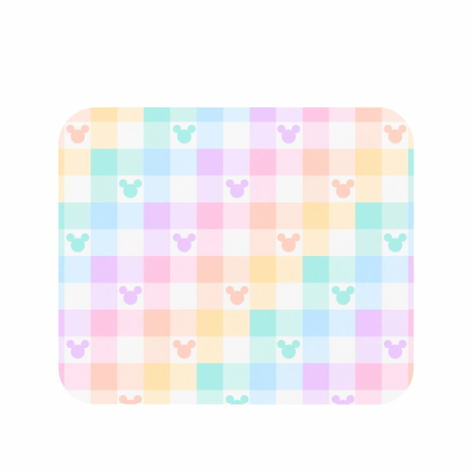 Rainbow checkered Mouse Pad