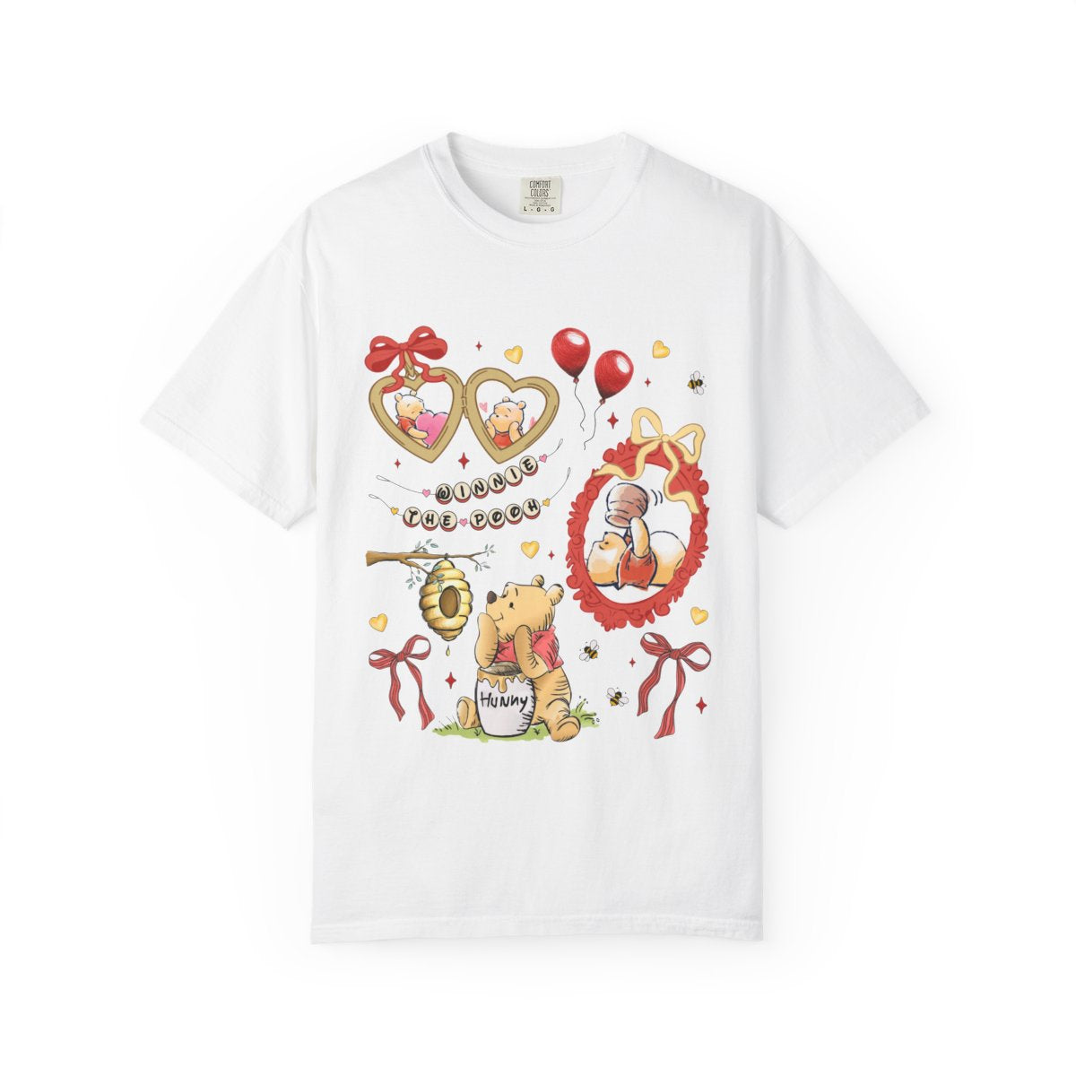 Pooh valentines Adult Tee • pre order 🍯