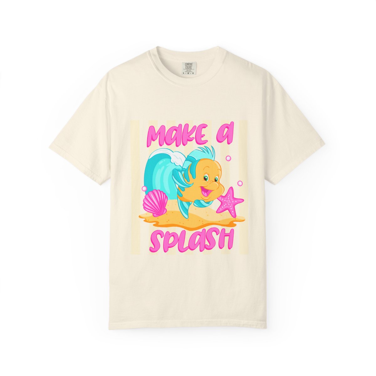 Make a Splash tee adult • pre order  🐠 ( yellow )