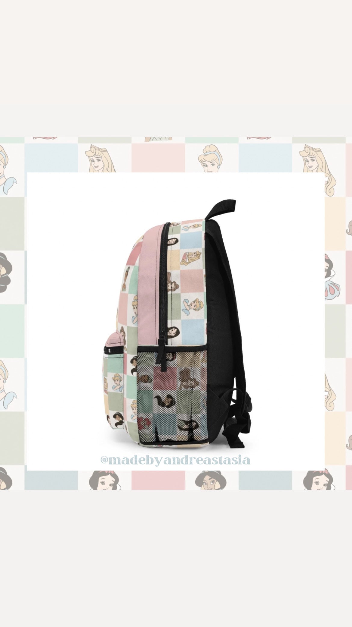 𝗖𝗵𝗲𝗰𝗸𝗲𝗿𝗲𝗱 𝗣𝗥𝗜𝗡𝗖𝗘𝗦𝗦 𝗕𝗮𝗰𝗸𝗽𝗮𝗰𝗸 🎀