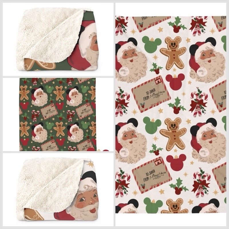 Jolly Ole St Mick Sherpa Blanket - green