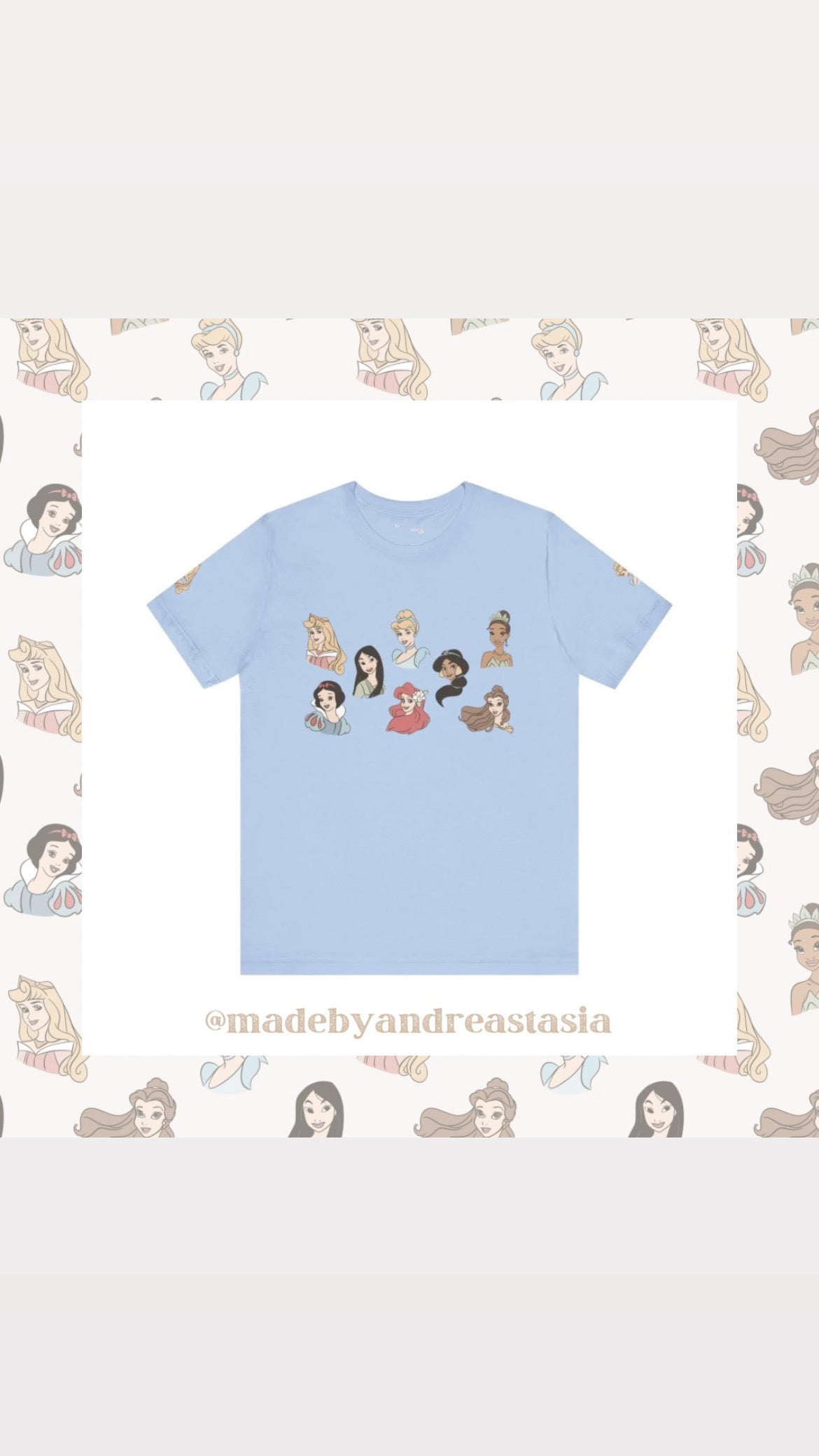 Princess tee ( 𝗖𝘂𝘀𝘁𝗼𝗺𝗶𝘇𝗲 ) adult tee -𝗣𝗥𝗘 𝗢𝗥𝗗𝗘𝗥