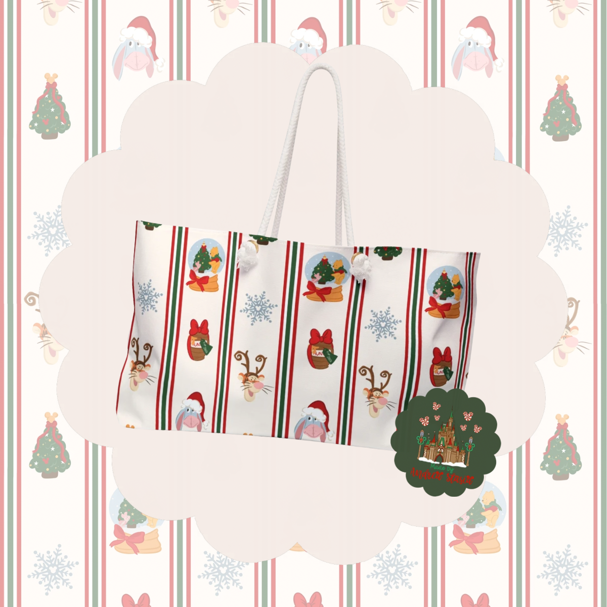Holly Jolly Weekender Bag • Pre order