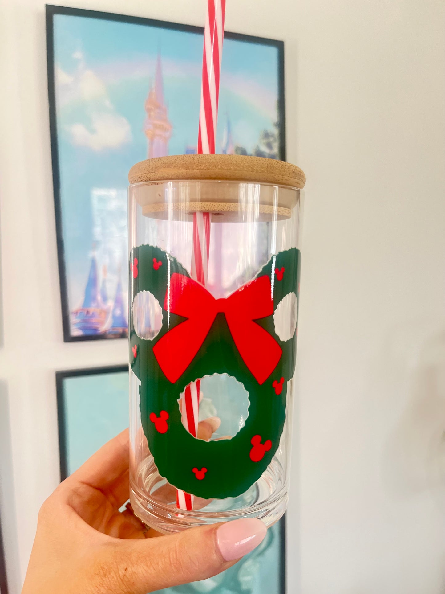 Magical Mouse wreath Cup 20oz