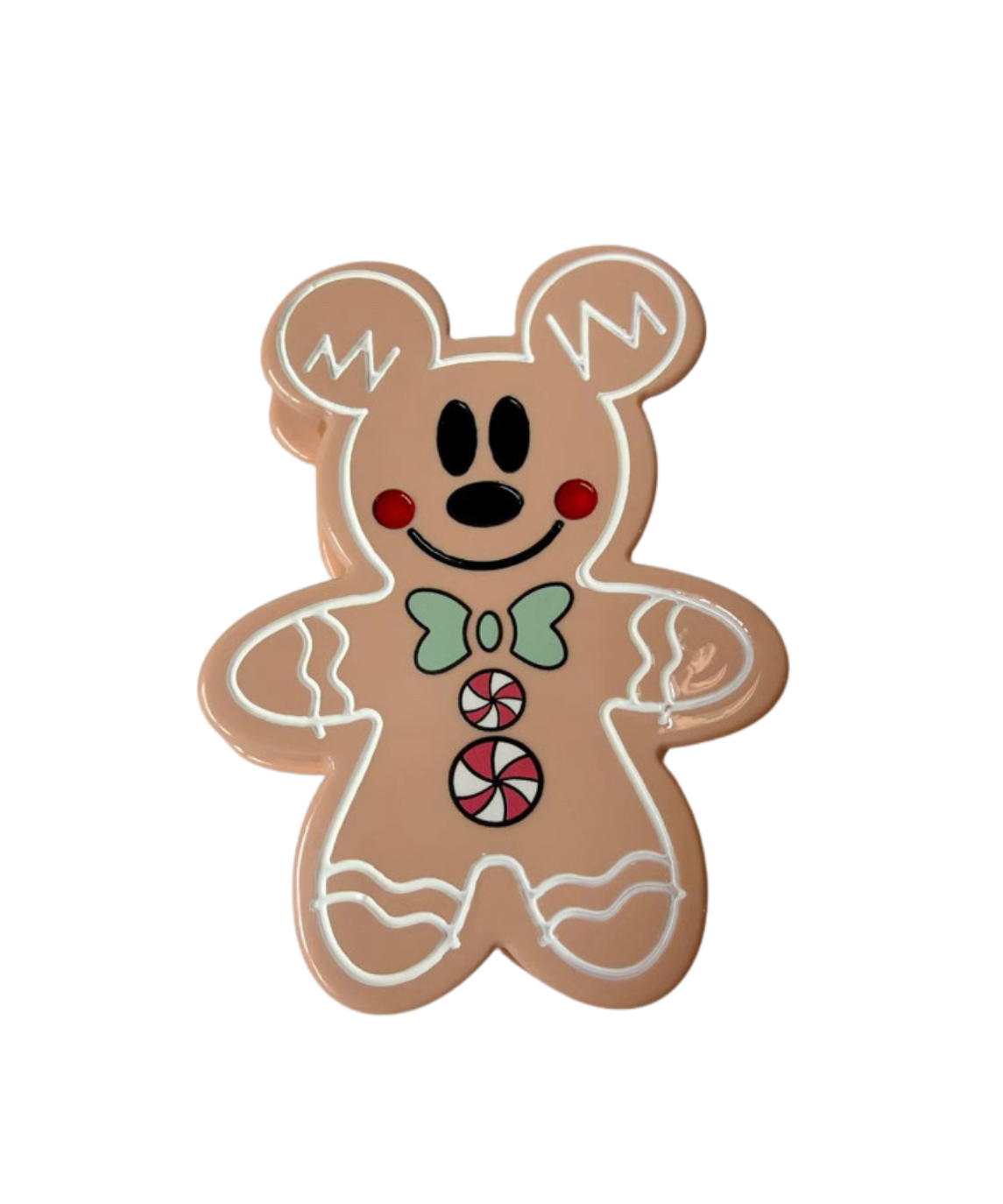 Main Street gingerbread claw clip • pre order BOY
