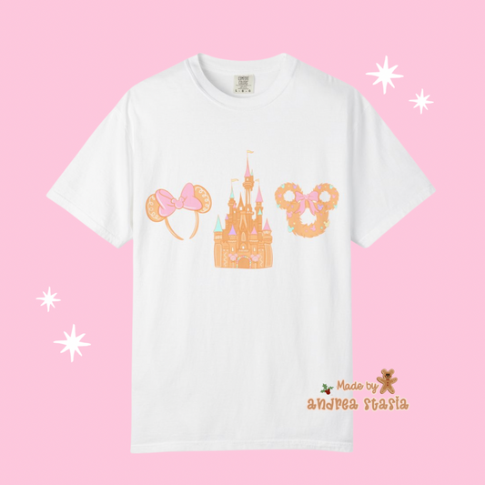 A Pink Gingy Christmas Tee - Pre order