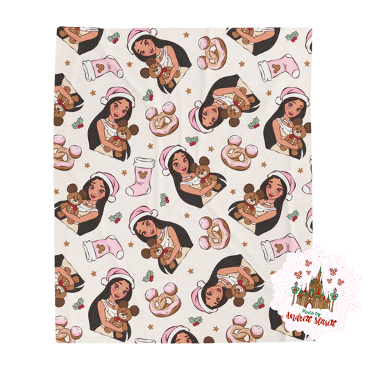 Pocahontas Christmas blanket • pre order