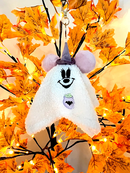 Minnie witch Ghosty keychain - ready to ship
