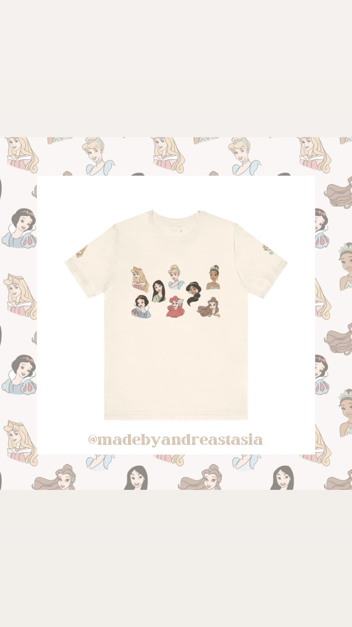 Princess tee ( 𝗖𝘂𝘀𝘁𝗼𝗺𝗶𝘇𝗲 ) adult tee -𝗣𝗥𝗘 𝗢𝗥𝗗𝗘𝗥