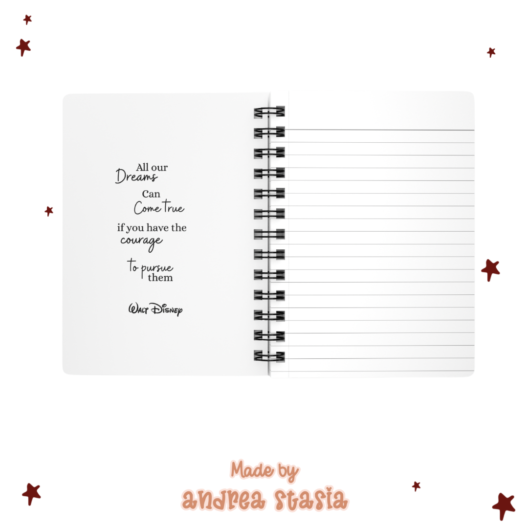 Main st Spooky Spriral journal in grey- Pre order