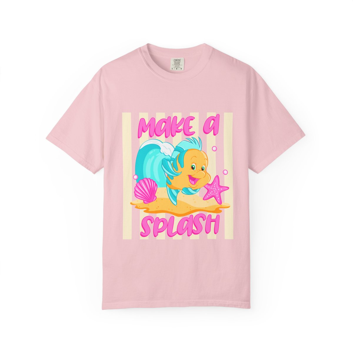 Make a Splash tee adult • pre order  🐠 ( yellow )