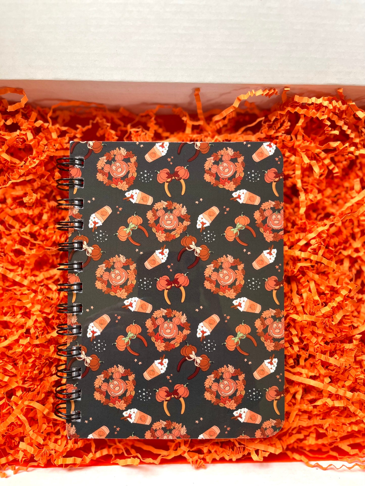 Main st Spooky Spriral journal in grey- Pre order