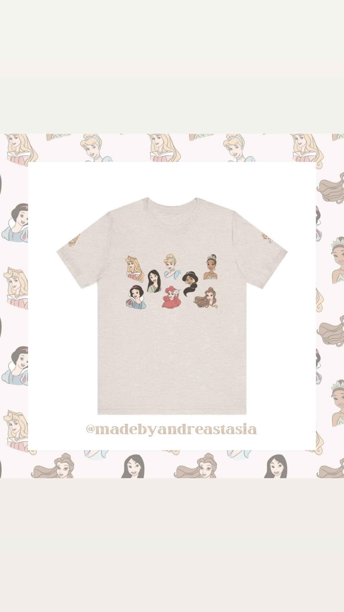 Princess tee ( 𝗖𝘂𝘀𝘁𝗼𝗺𝗶𝘇𝗲 ) adult tee -𝗣𝗥𝗘 𝗢𝗥𝗗𝗘𝗥