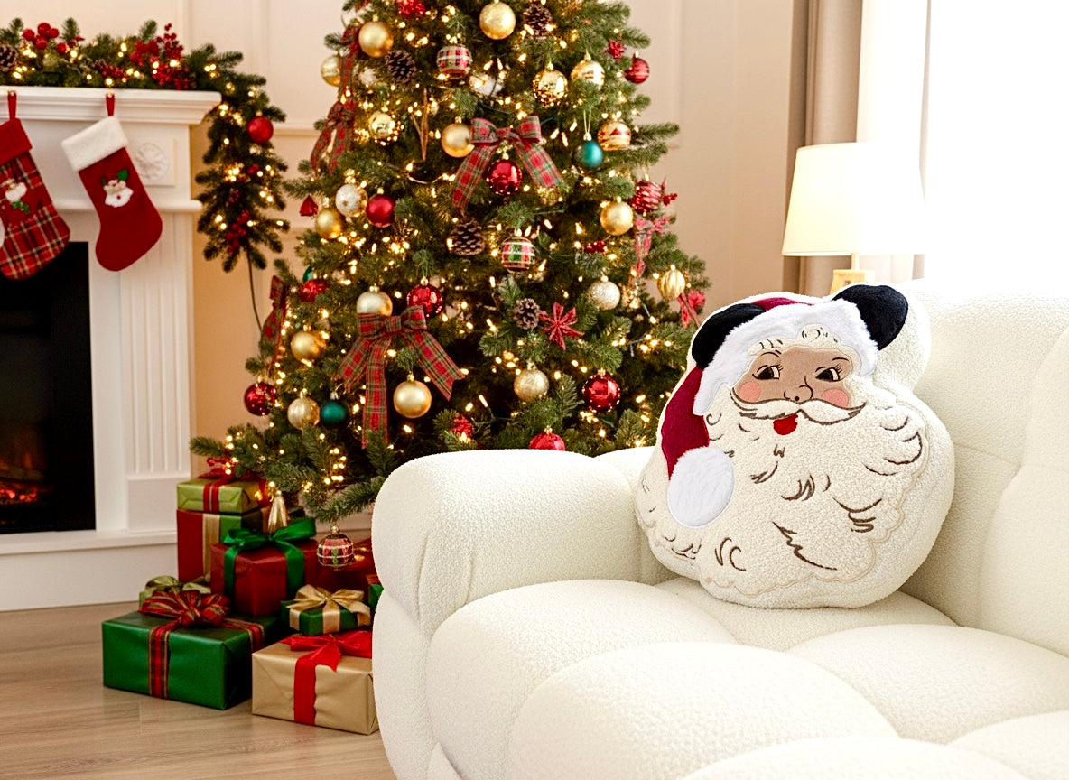 Jolly Ole St. Mick Pillow - READY TO SHIP ⭐️🎅🏼