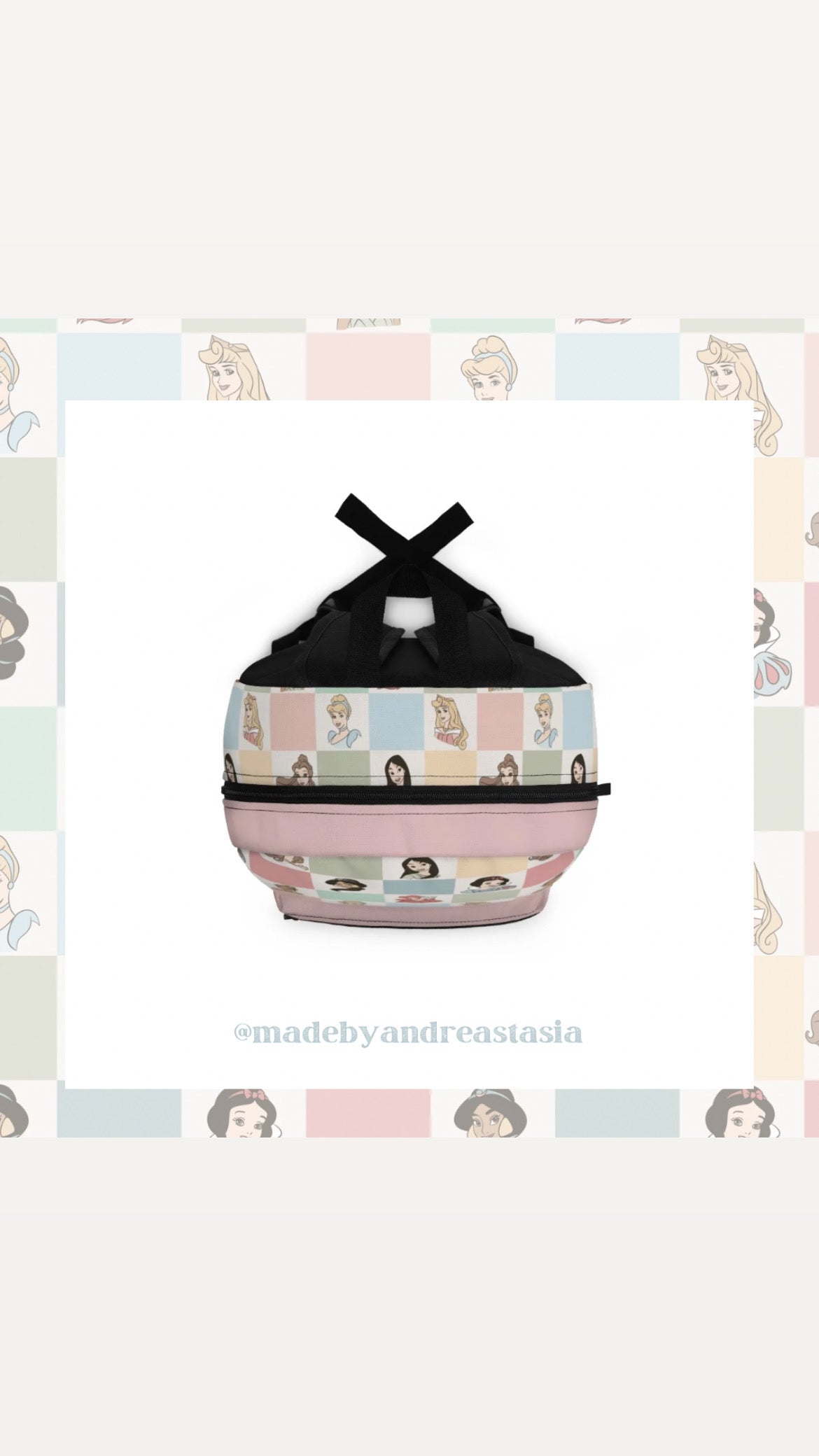 𝗖𝗵𝗲𝗰𝗸𝗲𝗿𝗲𝗱 𝗣𝗥𝗜𝗡𝗖𝗘𝗦𝗦 𝗕𝗮𝗰𝗸𝗽𝗮𝗰𝗸 🎀