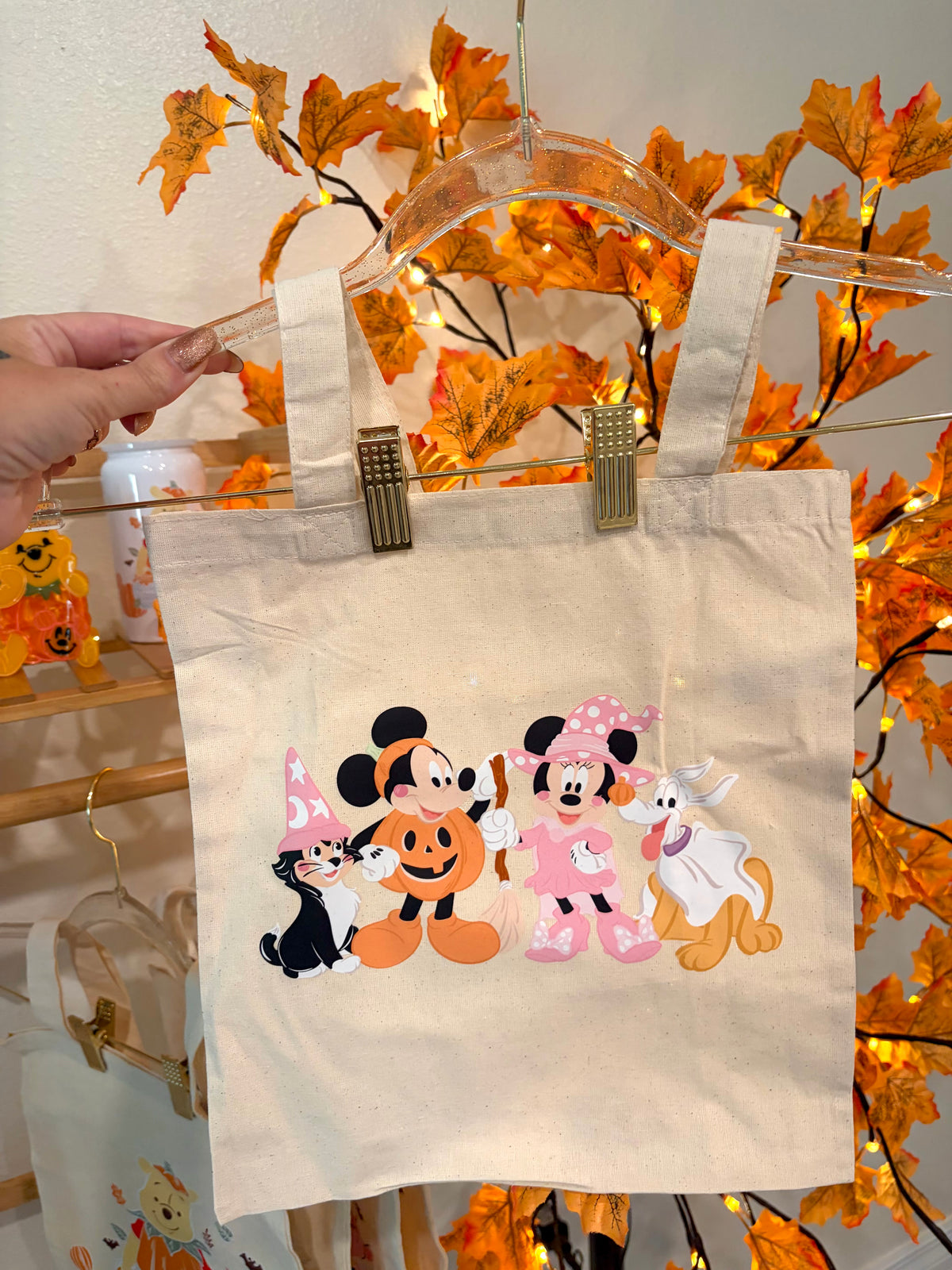 Magical mouse + spooky pets  tote • ready to ship