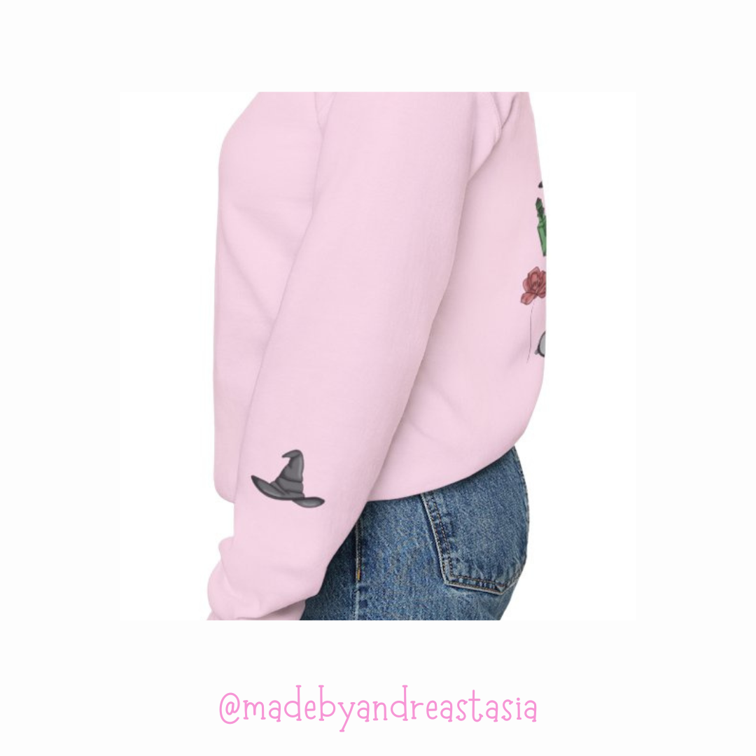 Pink and green besties Crewneck - PRE ORDER