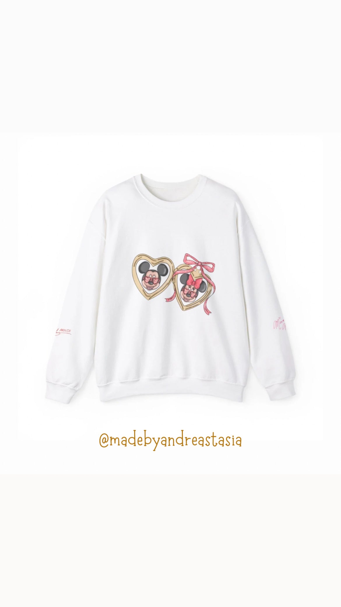 Mouse Sweet hearts Valentine crewneck - Pre order