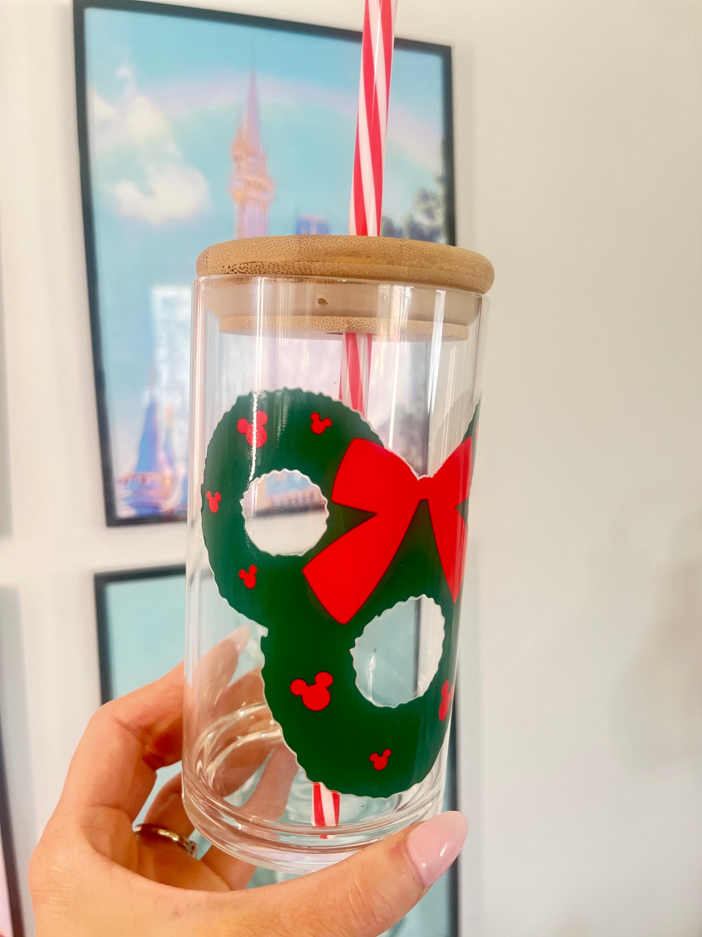 Magical Mouse wreath Cup 20oz