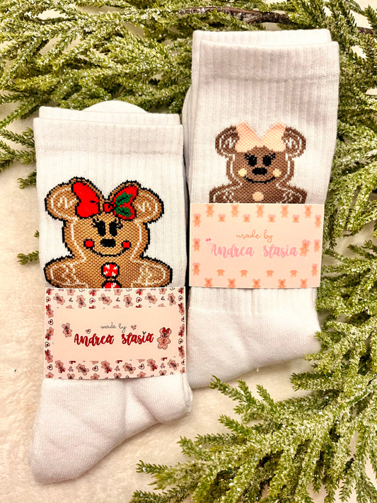 Gingy socks - Traditional READY TO SHIP