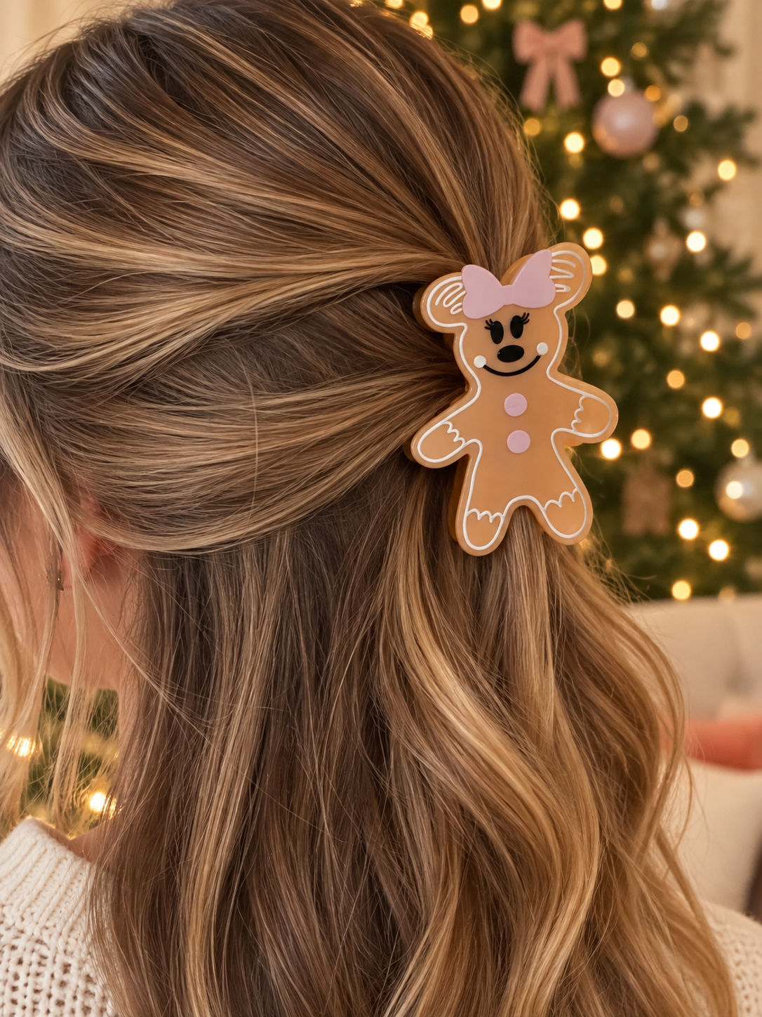 Pink Gingy Christmas clip • PRE ORDER