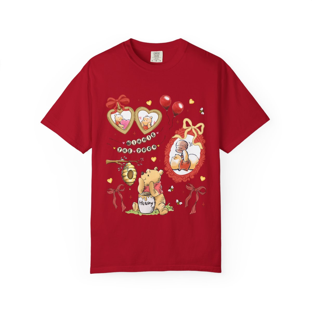 Pooh valentines Adult Tee • pre order 🍯