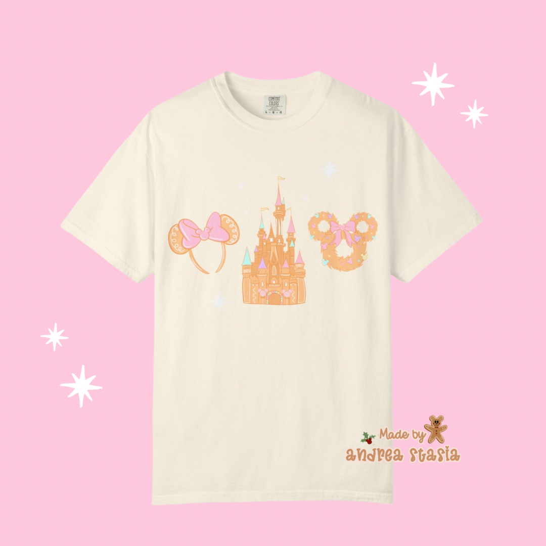 Pink Gingy Christmas Tee
