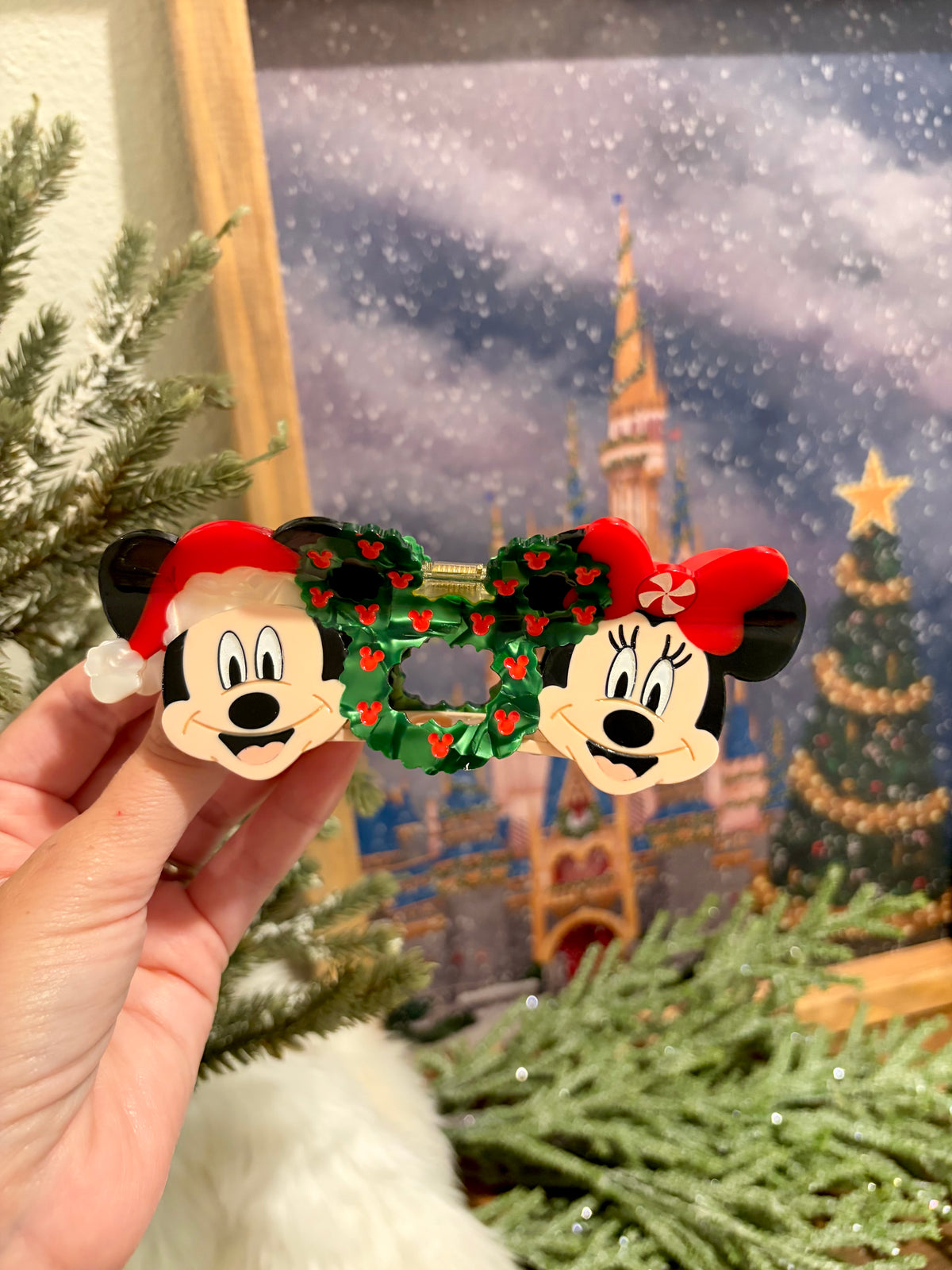Merry Mousmas Claw Clip • PRE ORDER
