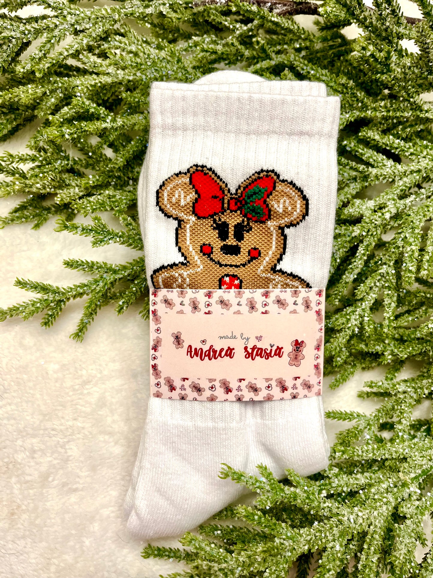 Gingy socks - Traditional READY TO SHIP